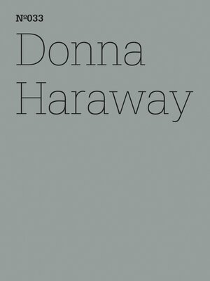 cover image of Donna Haraway